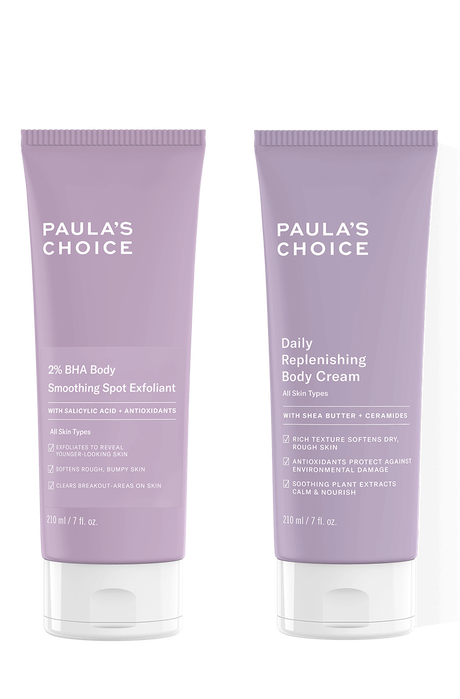 Réduit les imperfections + hydrate le corps Powerduo Réduit les imperfections + hydrate le corps